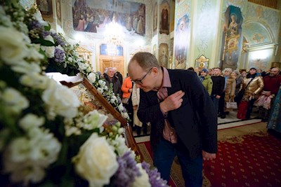 Митрополит Игнатий совершил всенощное бдение в Покровском соборе г. Саратова
