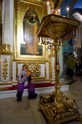 Митрополит Игнатий совершил всенощное бдение в Покровском соборе г. Саратова