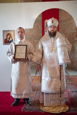 Митрополит Игнатий совершил Божественную литургию в храме Вознесения Господня г. Саратова