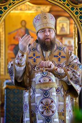 Митрополит Игнатий совершил Божественную литургию в храме в честь Сретения Господня г. Саратова