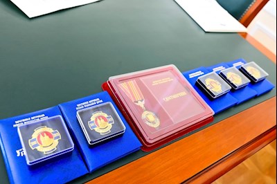 Митрополит Игнатий вручил церковные награды клирикам епархии и сотрудникам епархиального управления