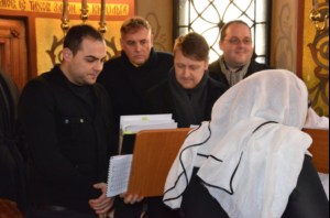 За Божественной литургией в Никольском храме в Софии, завершающей мероприятия памяти архиепископа Серафима (Соболева), молился Святейший Патриарх Болгарский Неофит
