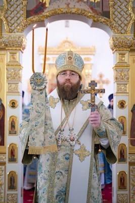 Митрополит Игнатий совершил Божественную литургию в храме в честь Рождества Христова г. Саратова