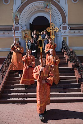 В Саратове почтили память святых равноапостольных Кирилла и Мефодия