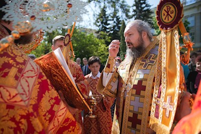 В Саратове почтили память святых равноапостольных Кирилла и Мефодия