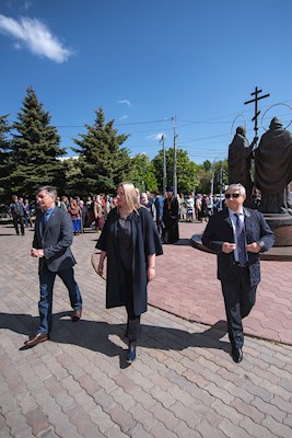 В Саратове почтили память святых равноапостольных Кирилла и Мефодия