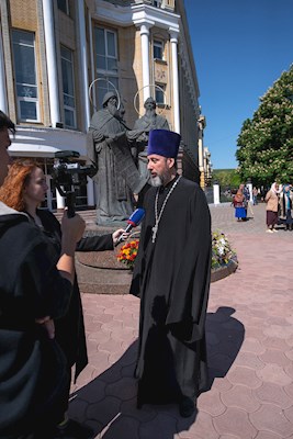 В Саратове почтили память святых равноапостольных Кирилла и Мефодия
