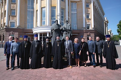 В Саратове почтили память святых равноапостольных Кирилла и Мефодия