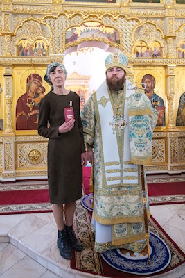 Митрополит Игнатий совершил Божественную литургию в храме в честь Рождества Христова г. Саратова