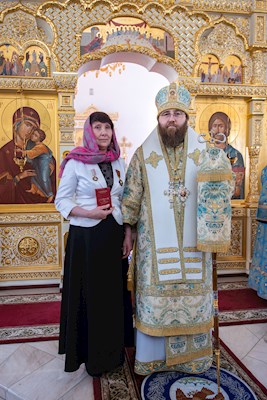 Митрополит Игнатий совершил Божественную литургию в храме в честь Рождества Христова г. Саратова