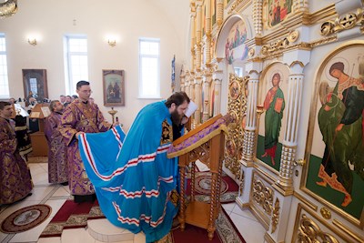 Митрополит Игнатий совершил Божественную литургию во Владимирском женском монастыре г. Вольска