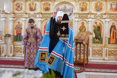 Митрополит Игнатий совершил Божественную литургию во Владимирском женском монастыре г. Вольска