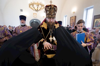 Митрополит Игнатий совершил Божественную литургию во Владимирском женском монастыре г. Вольска