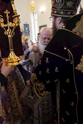 Митрополит Игнатий совершил Божественную литургию во Владимирском женском монастыре г. Вольска