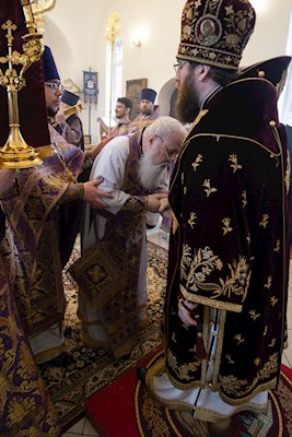 Митрополит Игнатий совершил Божественную литургию во Владимирском женском монастыре г. Вольска