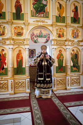 Митрополит Игнатий совершил Божественную литургию во Владимирском женском монастыре г. Вольска