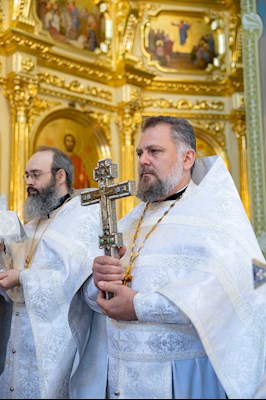 Божественная литургия в Покровском соборе г. Саратова