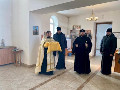 Митрополит Игнатий посетил Архиерейское подворье — храм святого благоверного князя Михаила Черниговского и боярина его Феодора на Увекском кладбище в г. Саратове