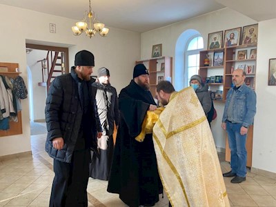 Митрополит Игнатий посетил Архиерейское подворье — храм святого благоверного князя Михаила Черниговского и боярина его Феодора на Увекском кладбище в г. Саратове