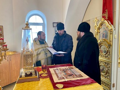 Митрополит Игнатий посетил Архиерейское подворье — храм святого благоверного князя Михаила Черниговского и боярина его Феодора на Увекском кладбище в г. Саратове
