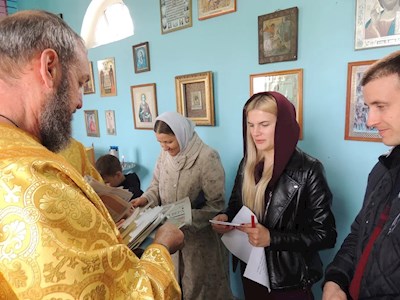 Волонтеры Епархиального миссионерского отдела совершили пасхальные богослужения мирянским чином