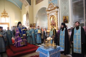 Всенощное бдение в Покровском храме г. Саратова