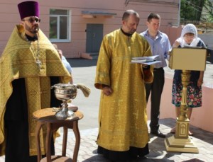 Состоялся молебен по случаю трехсотлетия российской полиции