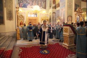 Всенощное бдение в Покровском храме г. Саратова