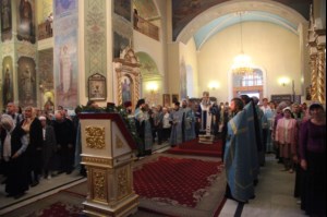 Всенощное бдение в Покровском храме г. Саратова