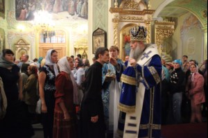 Всенощное бдение в Покровском храме г. Саратова