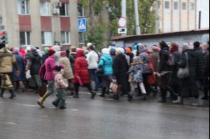 В крестном ходе в день празднования в честь Казанской иконы Божией Матери приняло участие около восьми тысяч человек