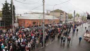 В крестном ходе в день празднования в честь Казанской иконы Божией Матери приняло участие около восьми тысяч человек