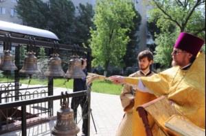 Освящены колокола больничного храма во имя святителя Луки (Войно-Ясенецкого)