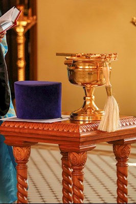 Сотрудники МЧС помолились перед иконой Божией Матери «Неопалимая Купина»