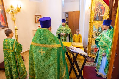 Спасский храм отметил малый престольный праздник