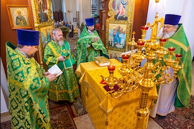Спасский храм отметил малый престольный праздник