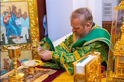 Спасский храм отметил малый престольный праздник