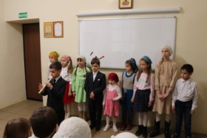В храмах Саратовской епархии прошли театрализованные утренники, посвященные светлому празднику Воскресения Христова