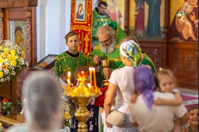 Спасский храм отметил малый престольный праздник