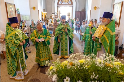 Спасский храм отметил малый престольный праздник
