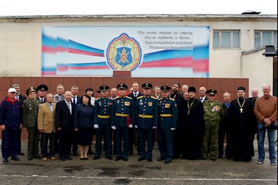 Представители епархии приняли участие в праздновании юбилея Таманской ракетной дивизии