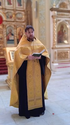 Сотрудники Покровского собора и епархии помолились перед принесением мощей преподобного Сергия
