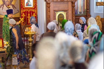 Спасский храм отметил малый престольный праздник
