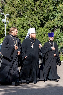 Митрополит Игнатий совершил поездку по храмам Центрального благочиния