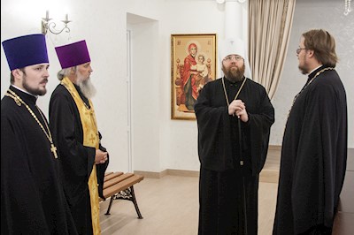 Митрополит Игнатий совершил поездку по храмам Центрального благочиния