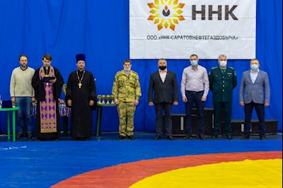 Священнослужители благословили участников соревнований «Спорт против терроризма»