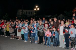 «Вахта памяти» и митинг, посвященный годовщине начала ВОВ, в Татищево