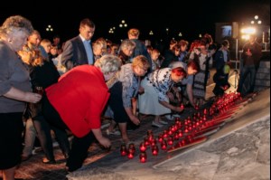 «Вахта памяти» и митинг, посвященный годовщине начала ВОВ, в Татищево