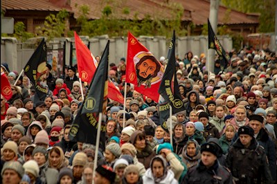 Крестный ход в день Казанской иконы Божией Матери
