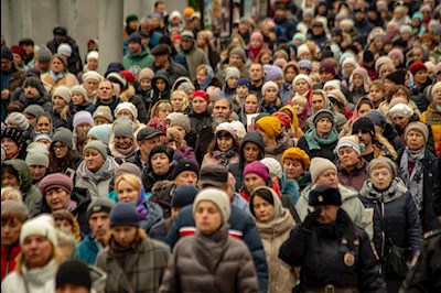 Крестный ход в день Казанской иконы Божией Матери